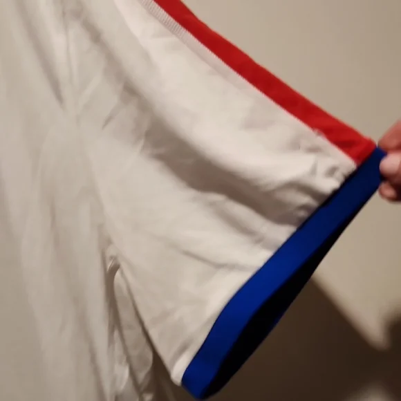 Ralph Lauren White Jersey with Blue and Red Details - Picture 6 of 10